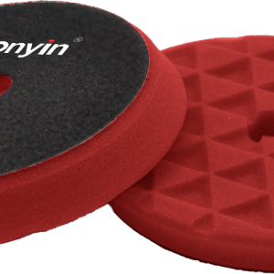 BEVELED TRIANGLE FOAM PAD(HEAVY-CUT)TP22CD (1) إسفنجة تلميع مثلثة الحواف لقطع قوي بفتحة تهوية – TP22D (6 إنش × 60)