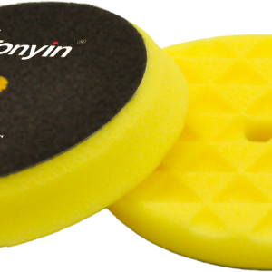 BEVELED TRIANGLE FOAM PAD(MEDIUM CUT)TP22EF إسفنجة تلميع مثلثة بفتحة تهوية متوسطة القطع – TP22E (5 إنش × 60)