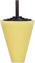 FOAM POLISHING CONE(TP34) إسفنجة تلميع مخروطية – TP34 (قطر 3.15 إنش، M8)