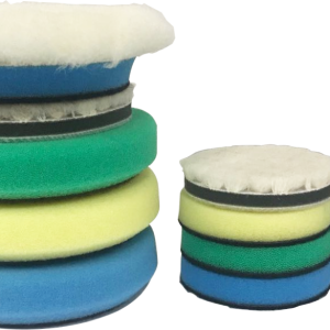 مجموعة إسفنجات تلميع لمكينة البولشر الصغيرة (1، 2، 3 إنش) – TP26