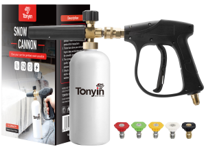 مدفع رغوة السيارات (مع مسدس وفوهات ضغط) TT02B