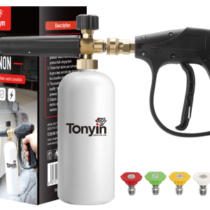 مدفع رغوة السيارات (مع مسدس وفوهات ضغط) TT02B