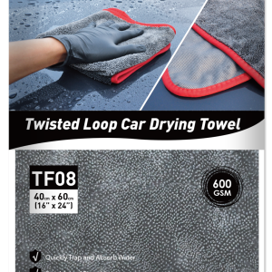 منشفة تجفيف السيارات بتقنية الألياف الملتفة – TF08