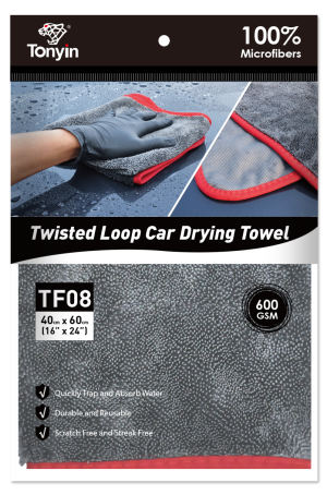 منشفة تجفيف السيارات بتقنية الألياف الملتفة – TF08