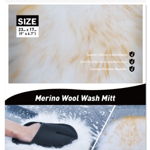 WOOL WASH MITT(TF20) قفاز غسيل صوف طبيعي 100% – TF20