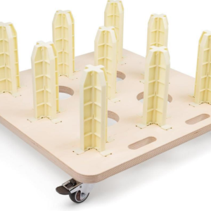 رف تخزين أفلام بـ 4 عجلات و9 أعمدة  CN294