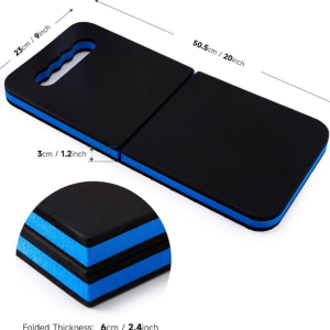 سجادة ركوع قابلة للطي (أزرق/أسود) CN793BU