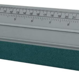 ممسحة فضية مع مسطرة وشريط فايبر – طويلة - A212KS