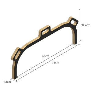 أداة تغليف الصدام من الخشب (30inch) - CN123