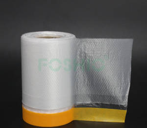فيلم حماية مع شريط لاصق ورقي (550mm × 25m) - CN730