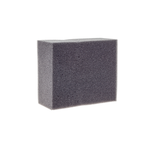 اسفنجة سوداء للعناية بالمطاط والجلود Sponge soft black 999038